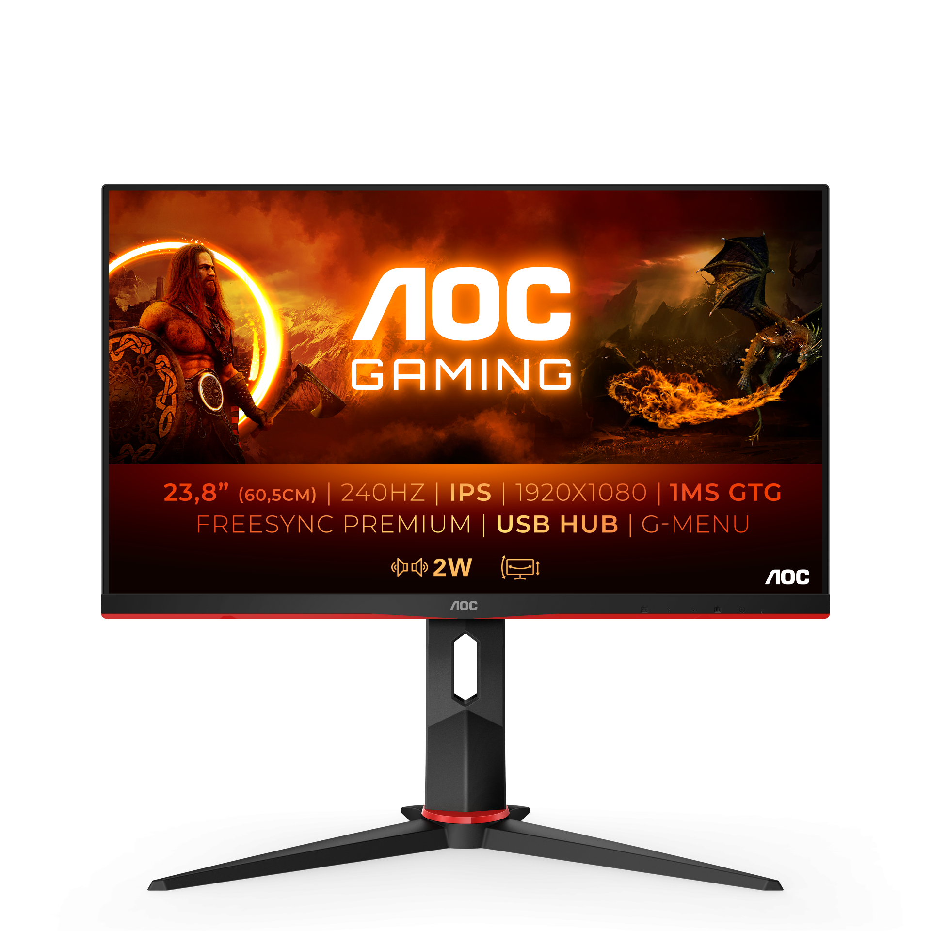 24G2ZU/BK | AOC Monitors