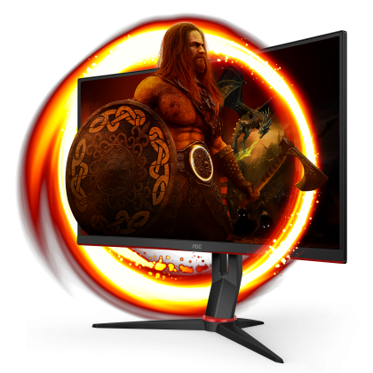 AOC 27in QHD 2K 165Hz FreeSync Premium Curved Gaming Monitor