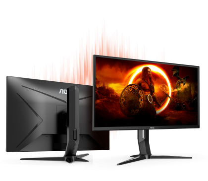 AOC U28G2XU: monitor gaming con resolución 4K, 28 pulgadas, 144 Hz y  compatible con gráficas AMD y Nvidia