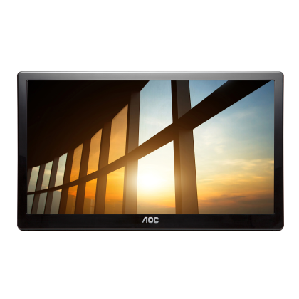  AOC i1601fwux monitor portátil de 16 pulgadas, extremadamente  delgada, con carga USB, resolución 1920x1080, 5ms, cubierta/soporte  inteligente : Electrónica